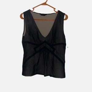 BCBGMaxazria Silk Sleeveless Top